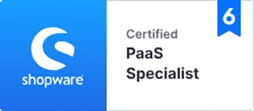 Certyfikat Shopware 6 Certified PaaS Specialist