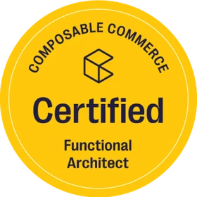 Certyfikat Composable Commerce Certified Functional Architect