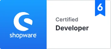 Certyfikat Shopware 6 Certified Developer