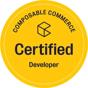 Certyfikat Composable Commerce Certified Developer
