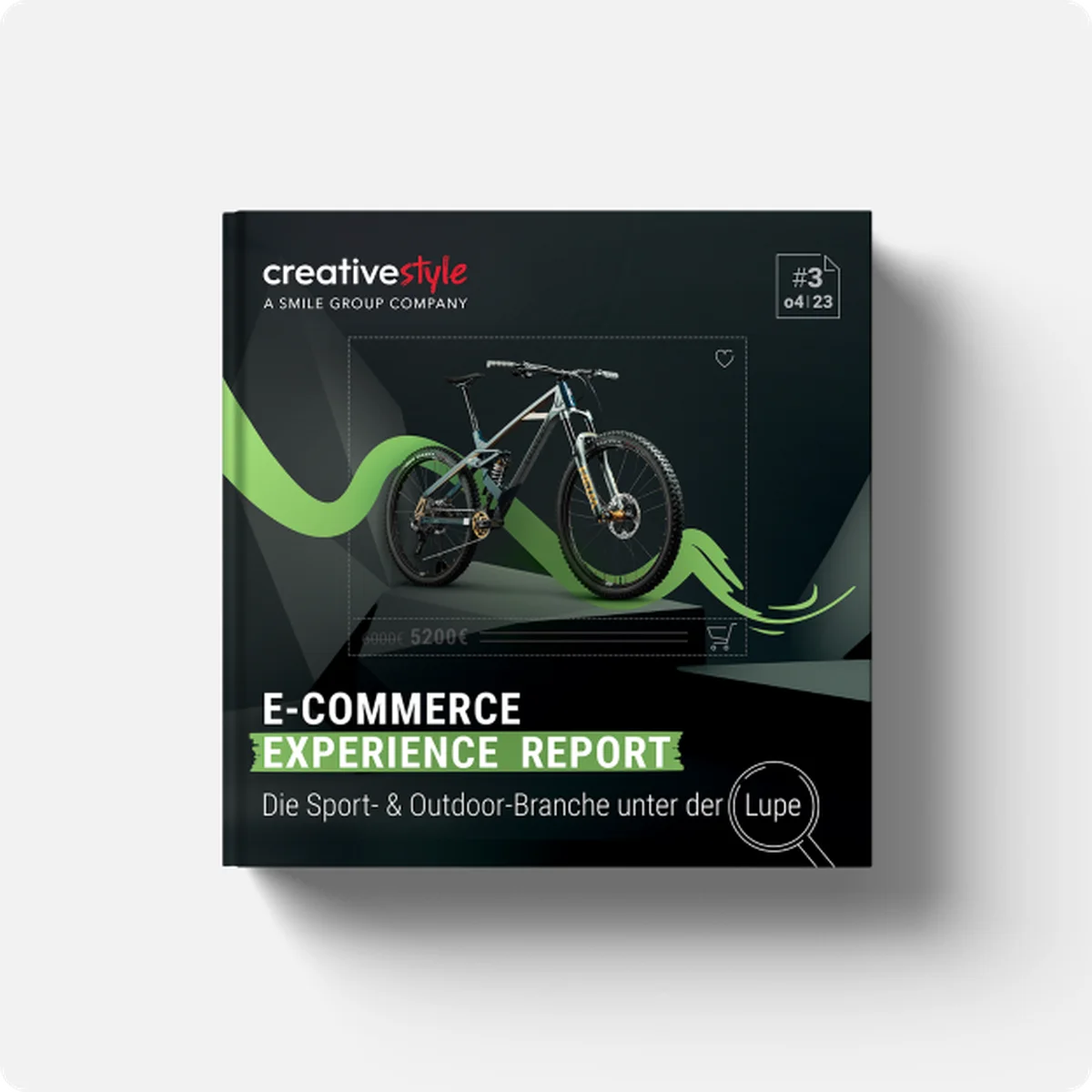 Okładka raportu E-Commerce Experience analizującego branżę sportową i outdoorową