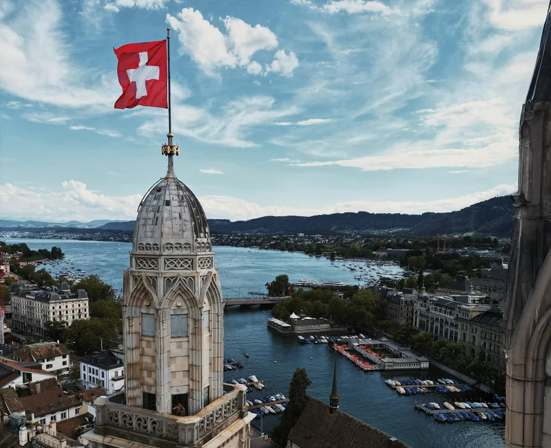 Widok na miasto Zurych