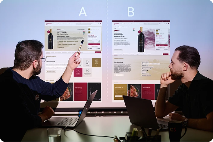 Zespół analizujący wyniki testów A/B