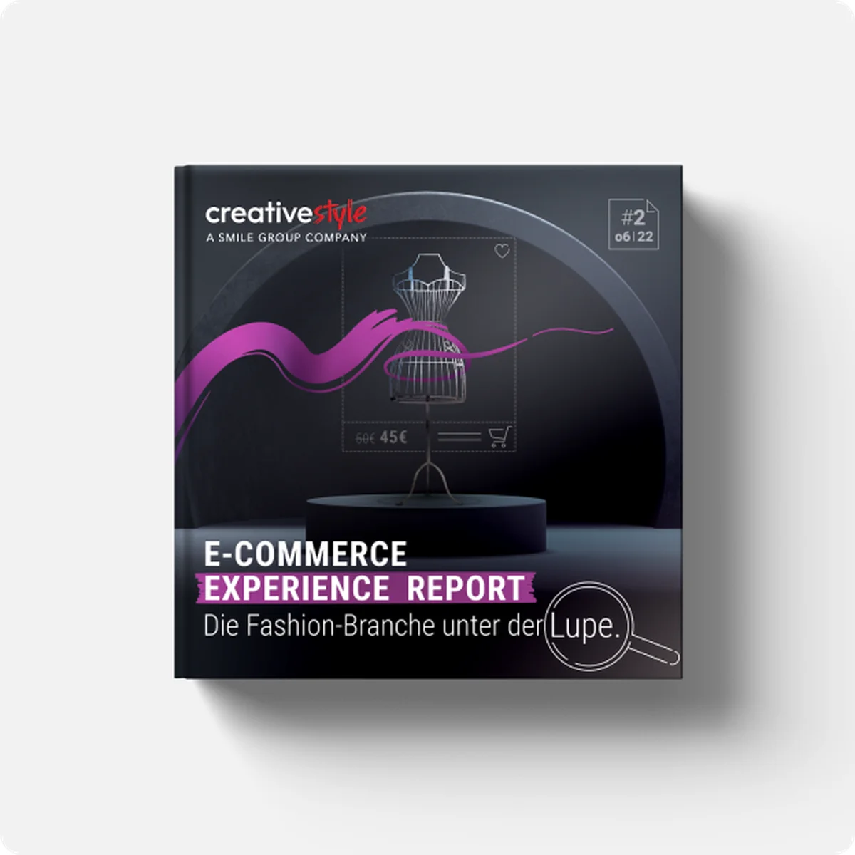 Okładka raportu E-Commerce Experience analizującego branżę modową